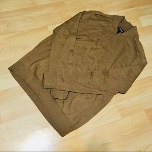 Large merino wool quarter zip